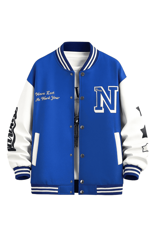 Men’s Varsity Jacket Braxler Varsity Legend™ – Premium Wool & Leather Bomber